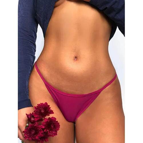 Sexy Thong G String Underwear Women Panties T-Back Floral Em