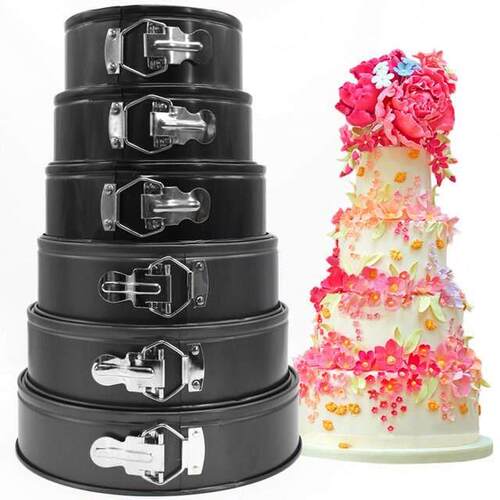 Non-Stick Spring form Round Cake Tins Tray Cake Pan Bakeware