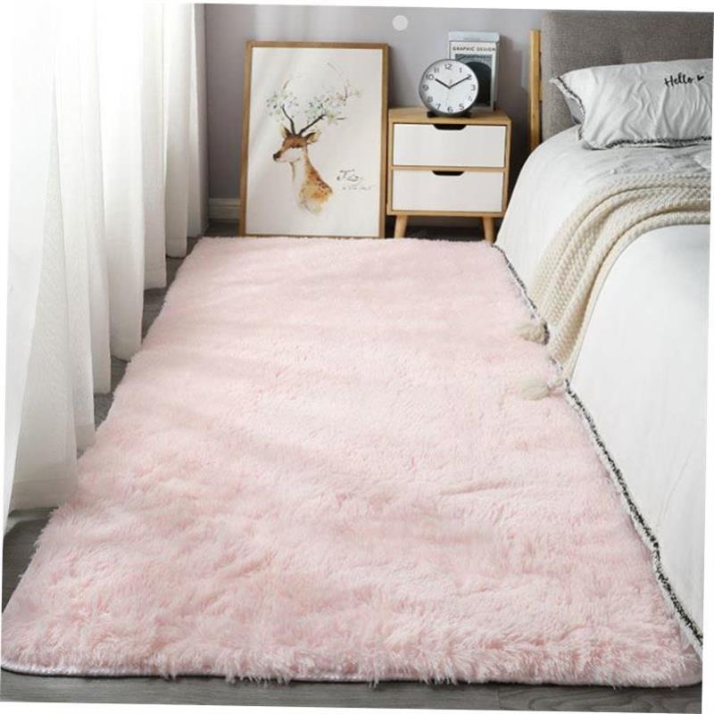 Carpet, bedroom bed blanket Nordic plush floor mat,cushion