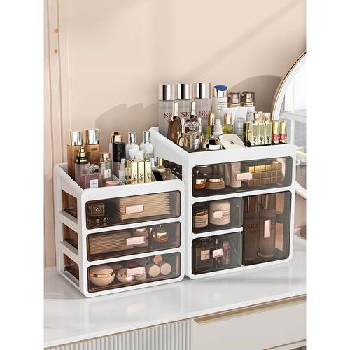 Dresser cosmetics storage box makeup large capacity case