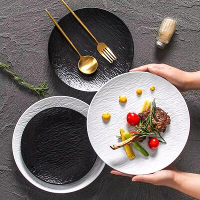 dinner plates ceramic steak plate dishes 西餐盘 western food