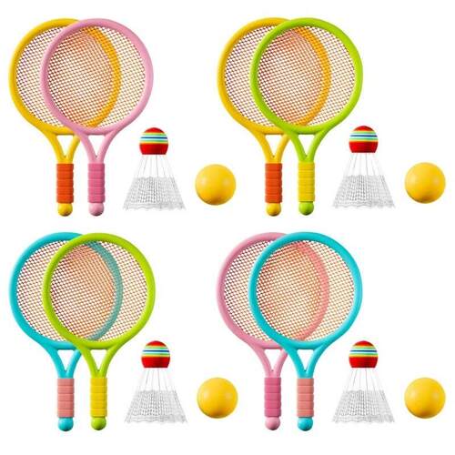 Kids Badminton Rackets Set Lightweight Children Tennis Badmi