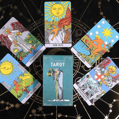 The Borderless Tarot Original Tarot 78 Card Deck Popular Div
