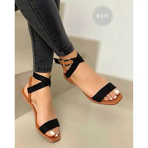 women flat sandals big size 43 summer shoes 大码女平跟凉鞋