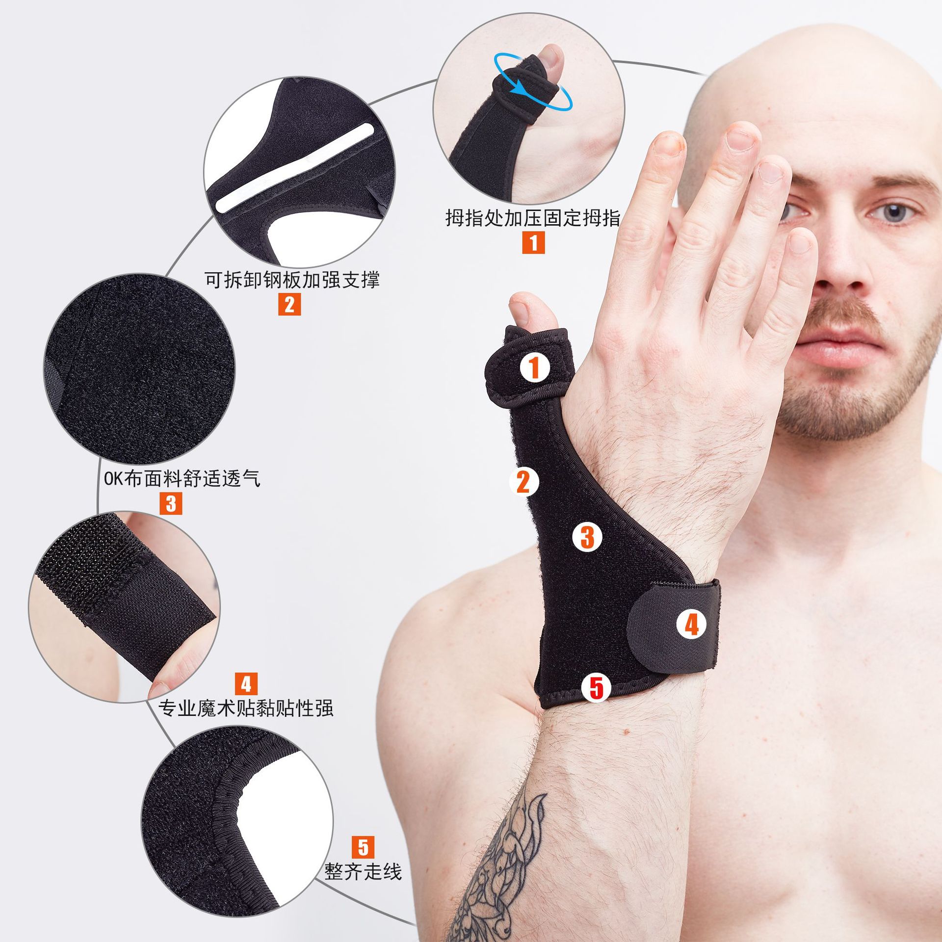 厂家直供护腕护大拇指护