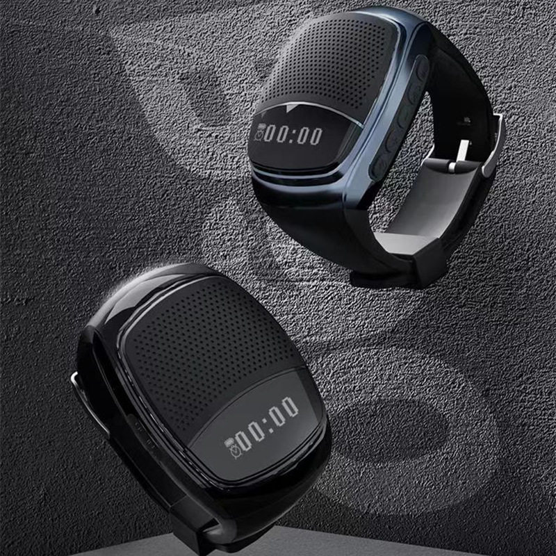 2022新款B90手腕无线蓝牙音响手表自拍器户外运动带显示免提通话