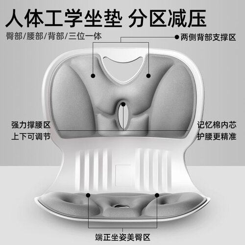 德国护腰坐垫矫正腰靠垫人体工学护腰椅久坐不累办公教室学生成人