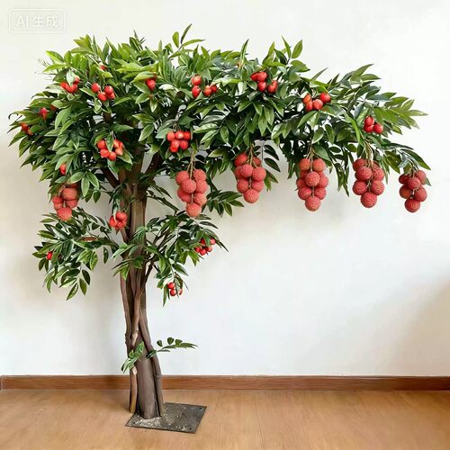 仿真荔枝树苹果榴莲柚子芒