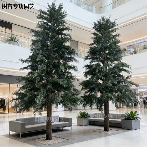 仿真水杉树雪松柏云红豆