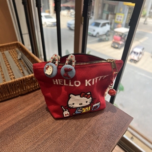 哈喽kt钱包女款零钱包轻薄小巧ins风卡包精致可爱高颜值钱袋子