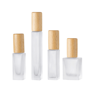 香水分装瓶高端便携式榉木小样10ml5ml玻璃的分装瓶空瓶喷雾瓶