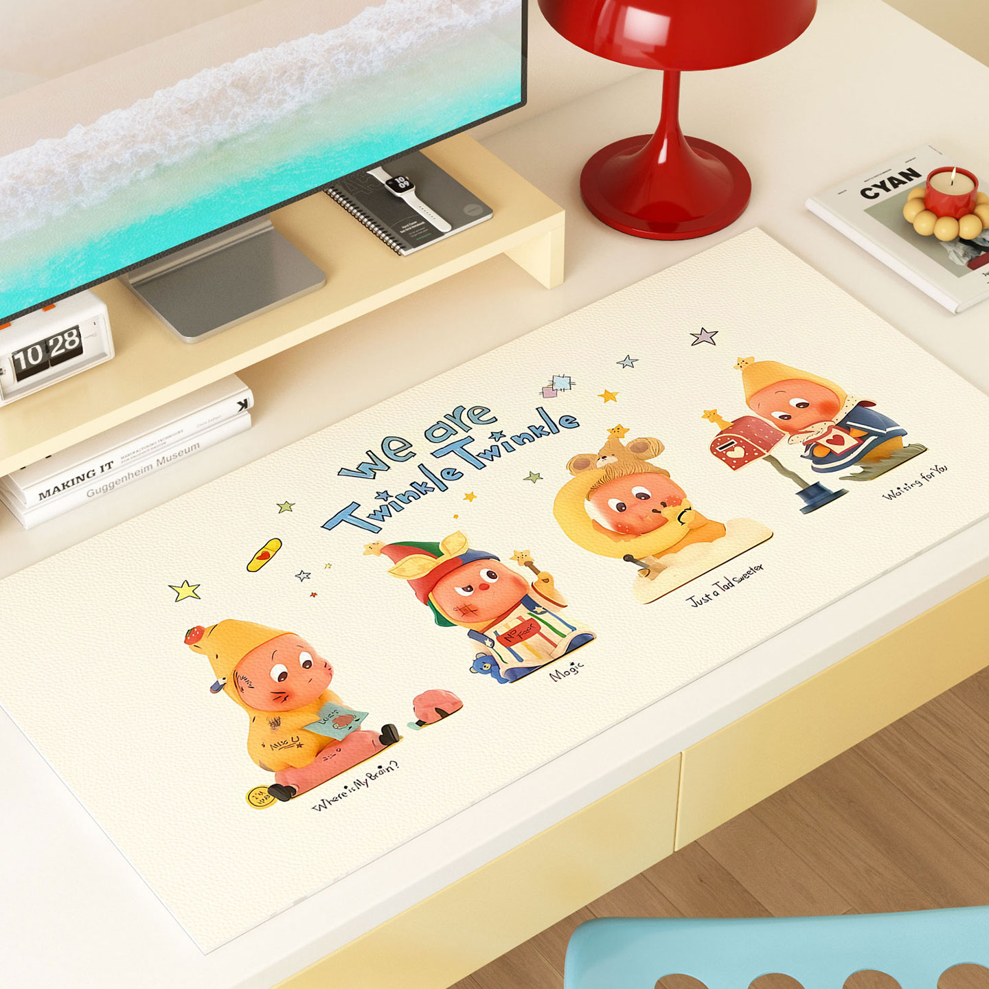 办公桌垫电脑鼠标垫一擦即净皮革