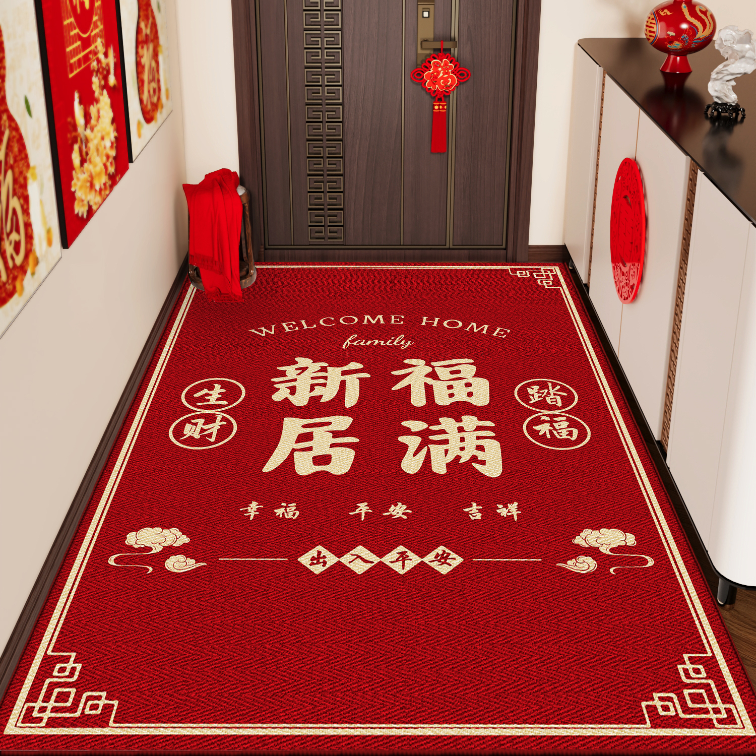 耐尔登防水防污法尔曼绒入户垫