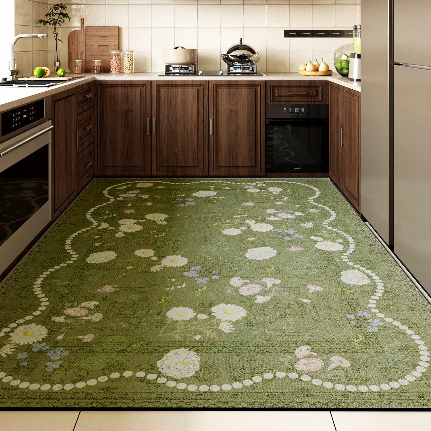 【超耐脏】满铺硅藻泥厨房地垫