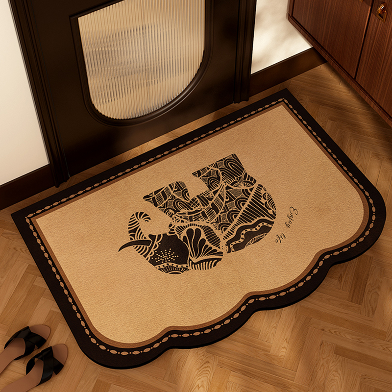 中古风卫生间地垫吸水速干防滑