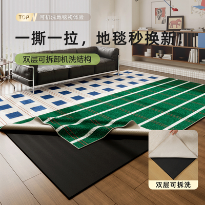 可拆洗地毯客厅包豪斯中古风地垫