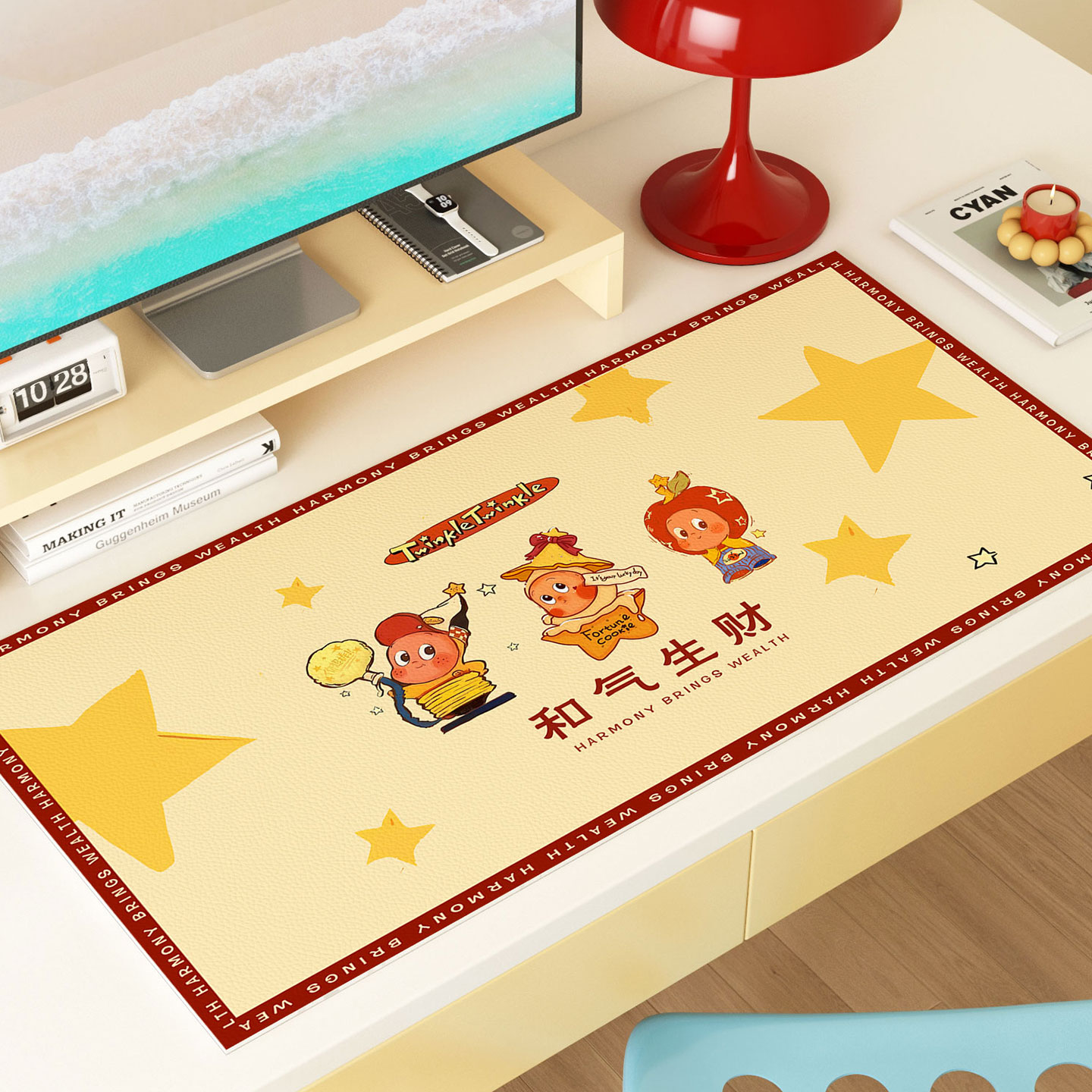 办公桌垫电脑鼠标垫一擦即净皮革