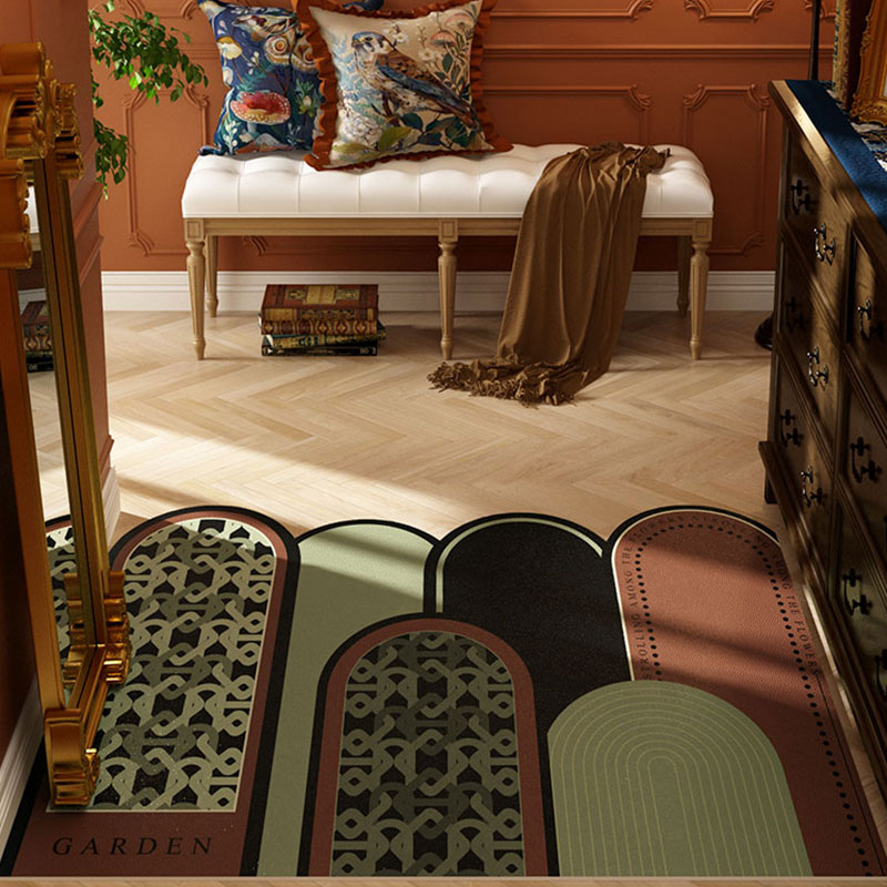 入户门吸水皮革防滑耐脏美式地垫