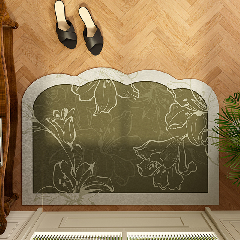 美式复古入户门地垫家用脚垫