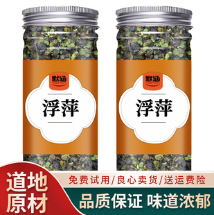 浮萍中药材浮萍草干货紫背浮萍浮平小水浮萍植物可打浮萍粉可泡水