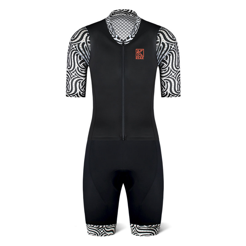 KIAE公路自行车单车山地春夏短袖连体骑行服中国结男女透气速干
