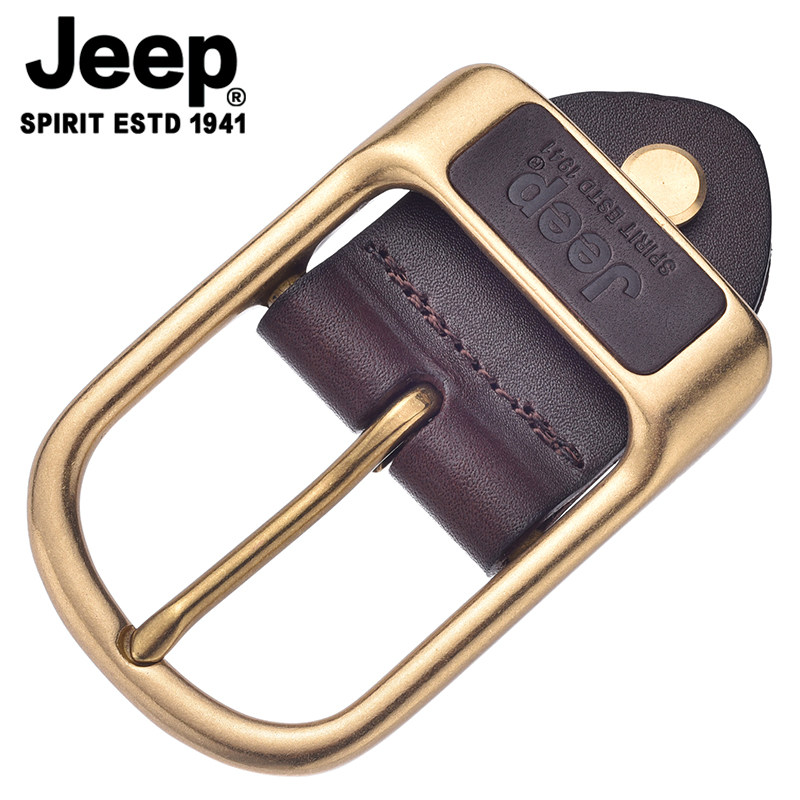 JEEP  가죽 벨트 버클 헤드 솔리드 구리 버클 클립 38CM 액세서리 구리 헤드 레이어 소 가죽 벨트 버클 수도꼭지