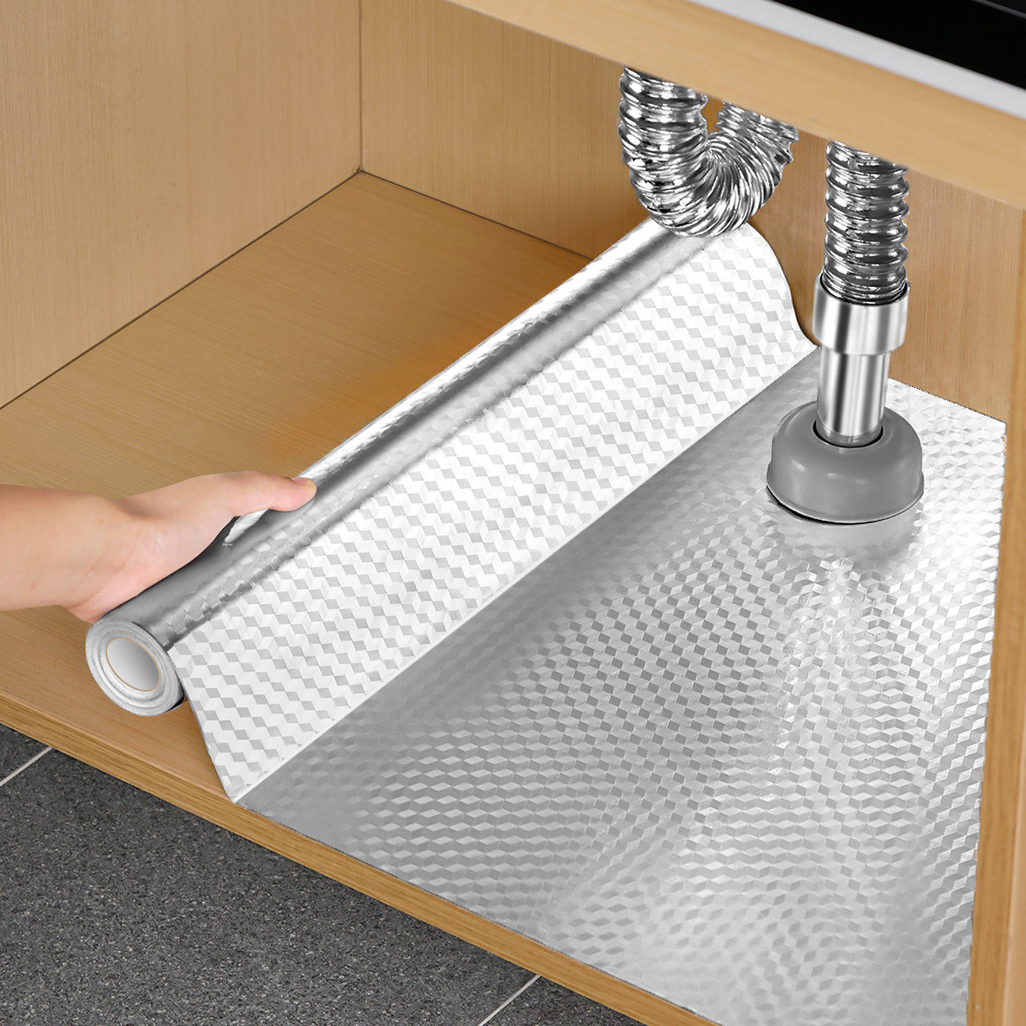 厨房防油贴纸橱柜防潮自粘台面防火不锈钢锡箔铝箔纸加厚柜子垫纸,洗护清洁剂/卫生巾/纸/香薰,家用防油贴纸,淘宝优惠券,粉丝福利购,淘宝优惠卷