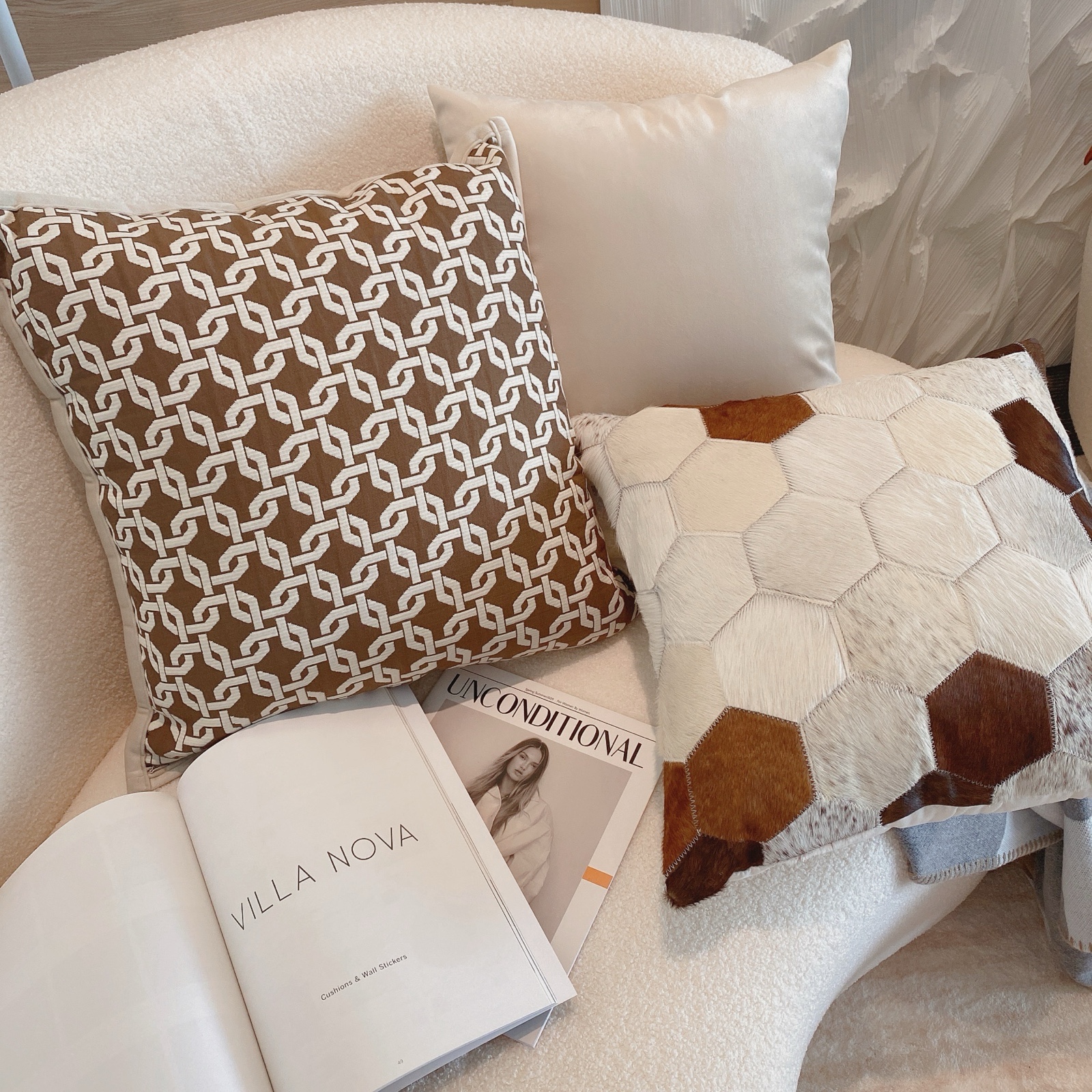 TEXDREAM态度简约现代沙发抱枕套