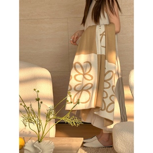 Texdream态度 织遇毯子沙发毯针织毯轻奢午睡毯高端盖毯披肩毯子