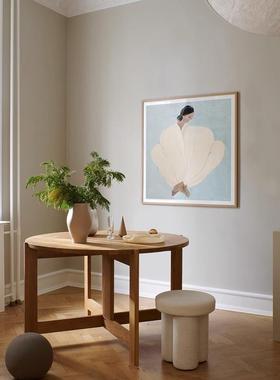 丹麦艺术家Sofia Lind艺术海报北欧客厅卧室装饰画中古风组合挂画