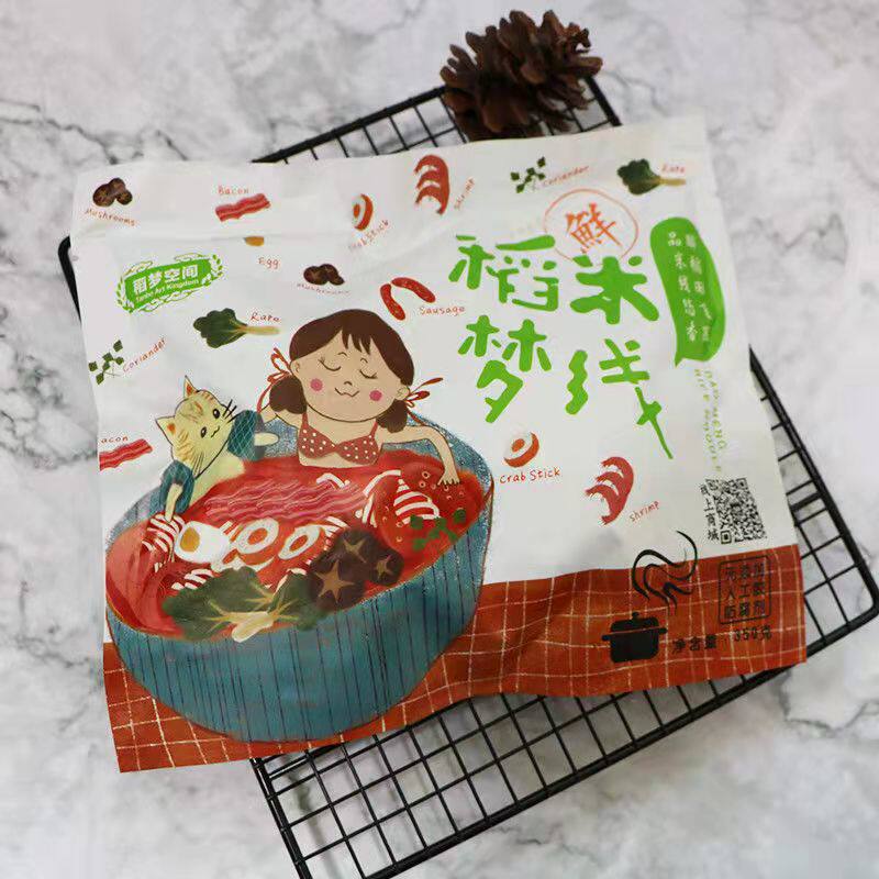 网红稻梦空间米线350g*3袋速食米粉过桥米线正宗麻辣人气爆款沈阳