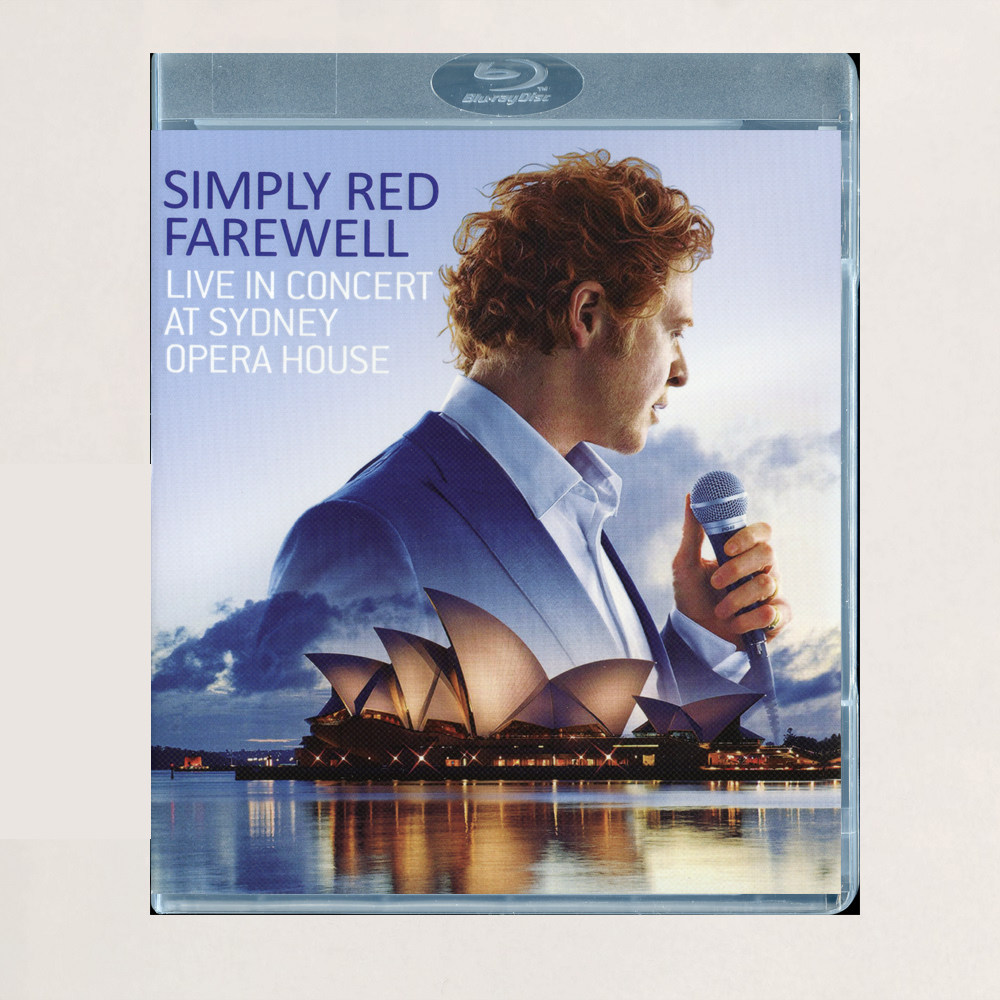 蓝光BD碟盒 SIMPLY RED FAREWELL 纯红乐队 演唱会光盘 盒