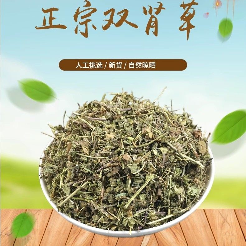 双肾草 别名： 狗卵草双珠草双铜锤卵子草石婆婆纳中药材 双肾草