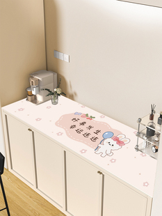 鞋柜垫电视柜台面保护桌垫餐边柜防水轻奢高级感免洗桌布茶几垫子