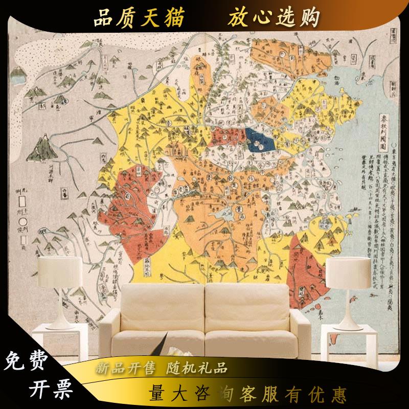 春秋战国时期地图壁纸战国七雄春秋列国墙纸中国古代历史地图壁画