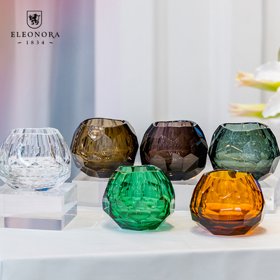 Eleonora欧若拉捷克进口水晶梦影威士忌杯套装2个装礼盒