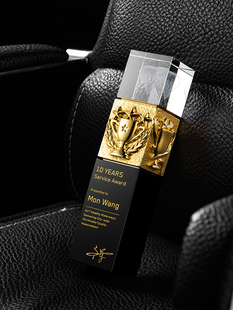 2025新水晶奖杯定制创意杰出员工年会奖冠军团队奖杯定制