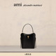 心意挚礼 Ami Paris经典 Paris Paris牛皮斜挎手提抽绳水桶包
