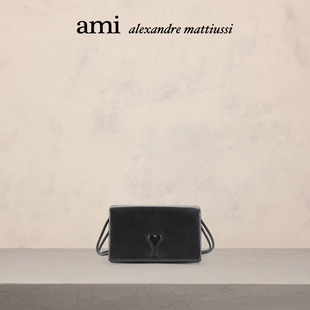 Ami Paris 男女同款Voulez-Vous系列牛皮革斜挎钱包