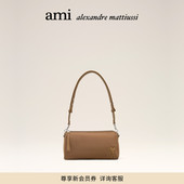 心意挚礼 Ami Paris MARCEL单肩包手袋 皮革贴标爱心斜挎包