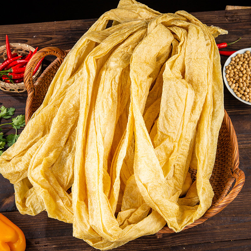 山东特产手工豆制品人造肉豆皮素牛排蛋白肉油豆腐菜5斤可做辣条