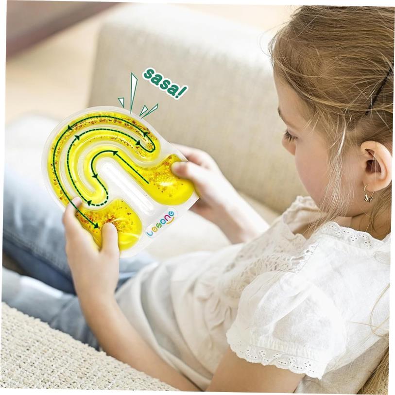 Squishy tube Filled Glitter Sensory Fidget Toys for Kids