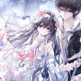 抱盒107张 优先级扭蛋2期 双人情侣插画动漫头像原创圈高清无水印