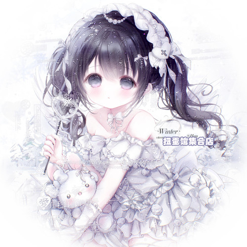 秒发60张 暗恋期纯扭蛋摸鱼机 女生动漫头像原创圈直购高清无水印