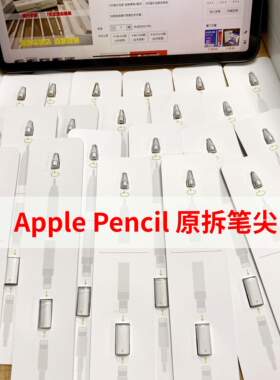 Apple pencil笔尖原装1一代2二代通用苹果替换笔头充电转接头包邮