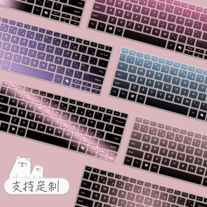 适用惠普2025战66七/八代彩绘键盘膜暗影精灵11/OmenMax笔记本锐14/15电脑战x16全覆盖战66 14硅胶保护膜