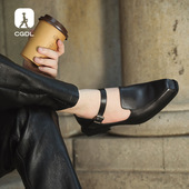 方头凉鞋 男真皮牛皮镂空罗马凉皮鞋 韩版 2022新款 潮流夏季 透气