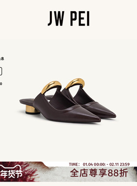 JW PEI穆勒鞋Helena法式凉鞋女新款外穿增高女鞋时尚单鞋J3120505
