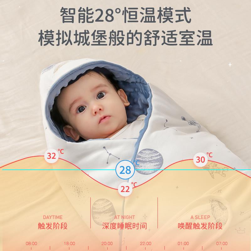 婴儿抱被纯棉防惊跳包被春夏秋冬四季通用新生儿产房初生宝宝襁褓