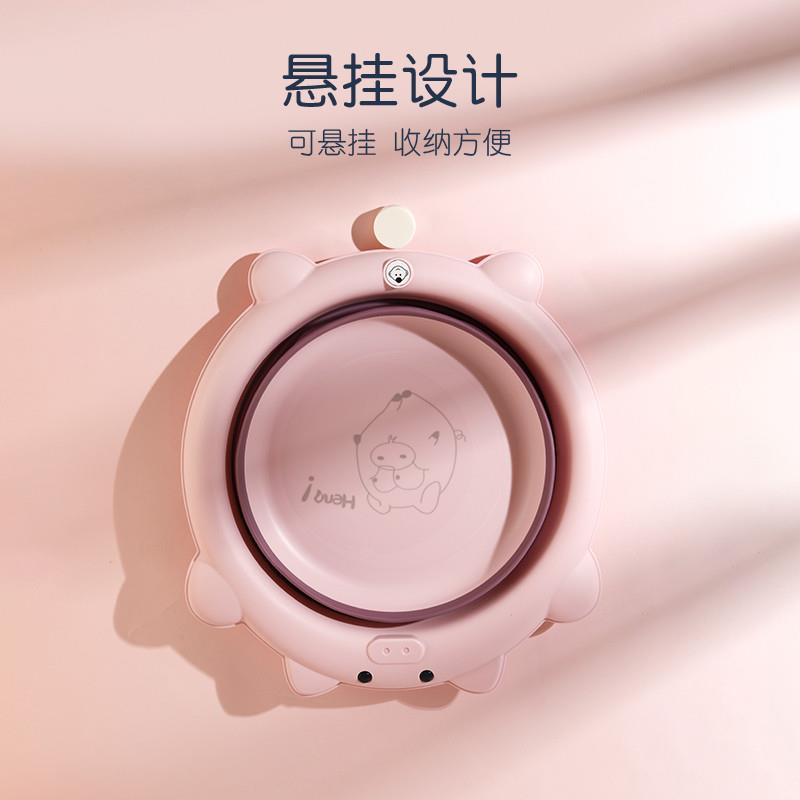 婴儿折叠盆新生洗脸盆儿童宝宝脸盆洗屁屁盆婴幼儿小孩专用小盆子